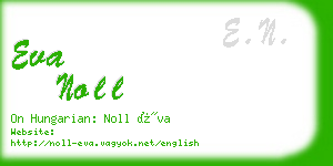 eva noll business card